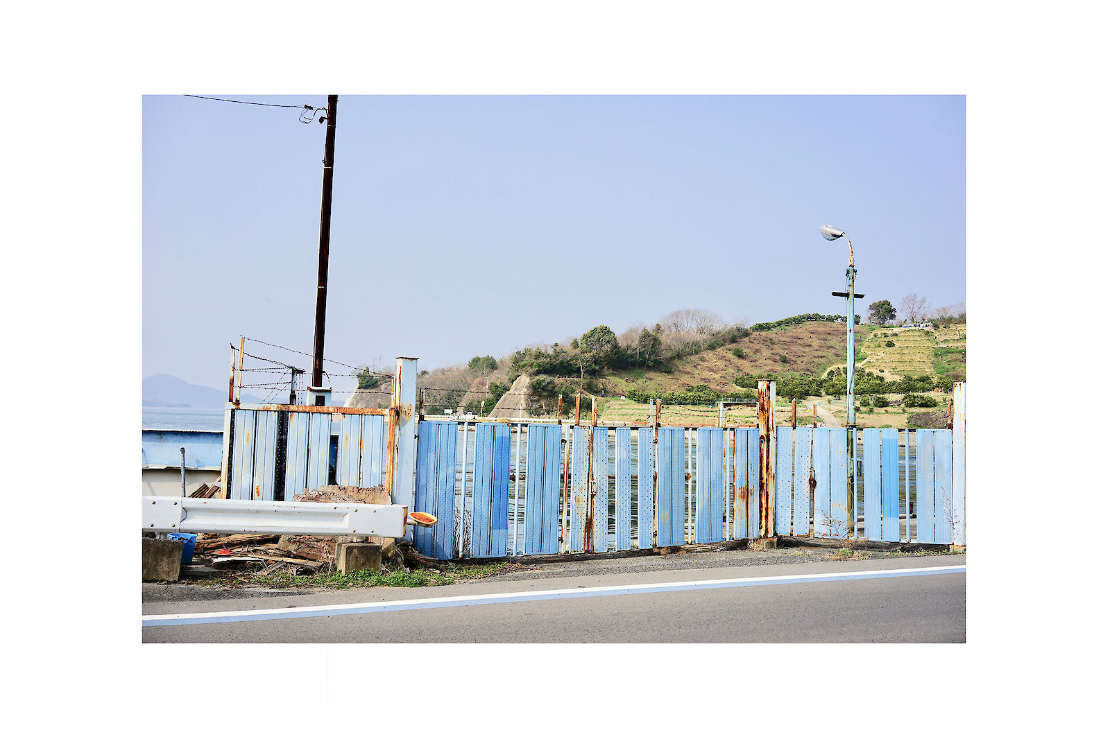 Blue Fence